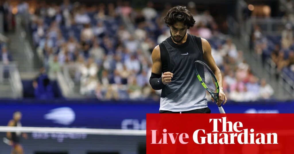 US Open 2026 quarter-final: Ben Shelton v Carlos Alcaraz goes to final set – live | US Open Tennis 2026