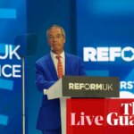Protester attacked at Reform conference considering coming forward after police appeal – UK politics live | Politics