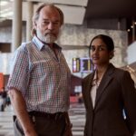 ‘There’s a bit of Irish spoken’: Hugo Weaving on playing an airport chaplain