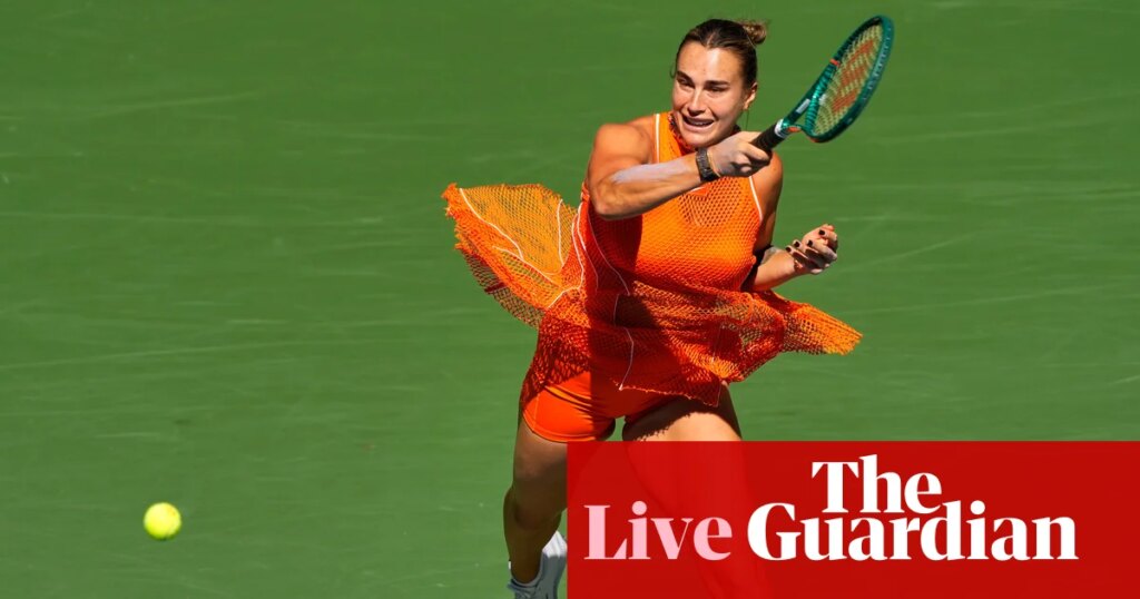 US Open 2026 quarter-finals: Aryna Sabalenka v Linda Noskova – live | US Open Tennis 2026