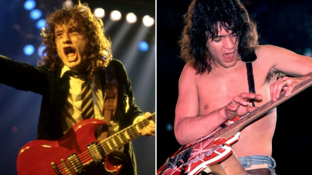 “Although he lets me take all the lead breaks, Malcolm’s still a better guitarist than Eddie Van Halen”: What Angus Young thought of Eddie Van Halen