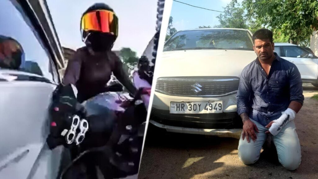 दो वीडियो, महिला बाइकर का बयान और फरारी का सीक्वेंस… रोडरेज वाले कल्याण बैंसला के खिलाफ कई सबूत – gurugram hit and run shivani chauhan have prove against accused videos ntc drmt