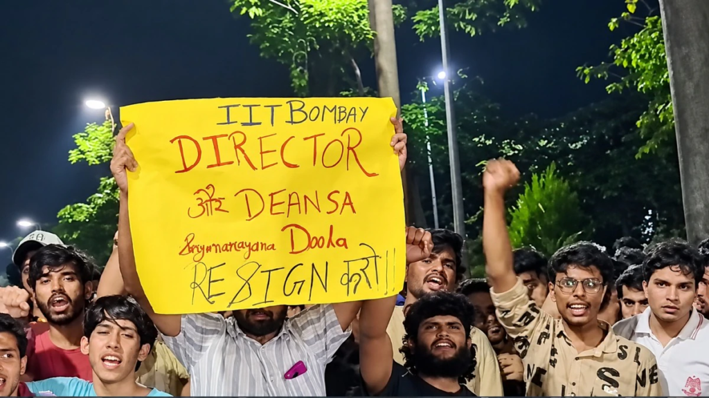IIT बॉम्बे में छात्र के आत्महत्या पर भड़के छात्र; कैंपस में किया प्रोटेस्ट, मांगा डायरेक्टर का इस्तीफा – iit bombay student suicide cheating allegation Students demand director resignation ntc acwi