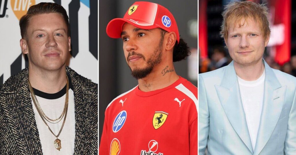 Lewis Hamilton stands up for Macklemore after Ed Sheeran backlash | F1 | Sport