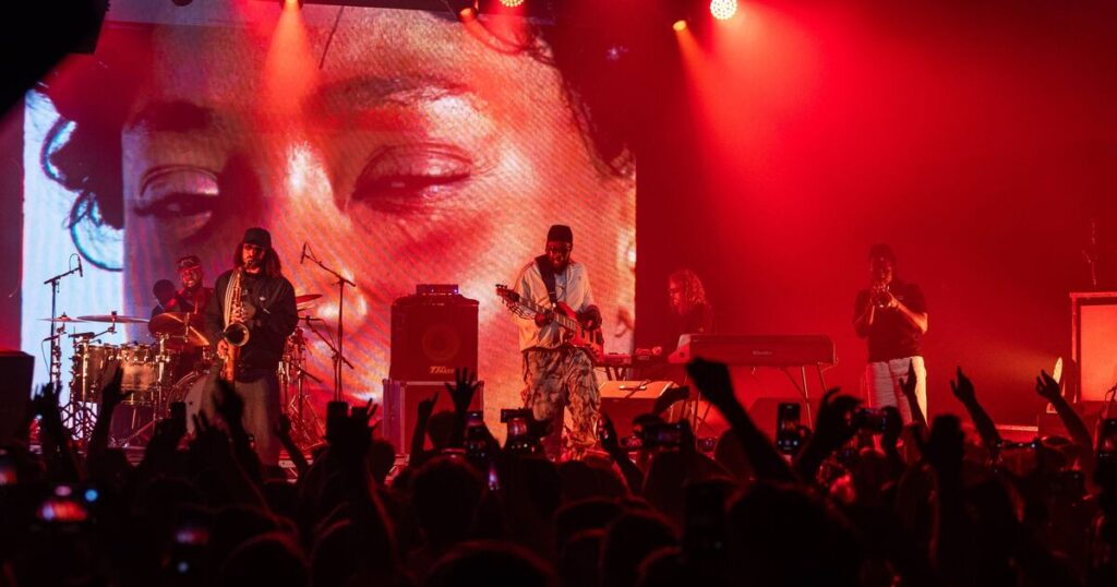 Brit jazz stars Ezra Collective joined on stage by X-Factor legend Leona Lewis | Music | Entertainment