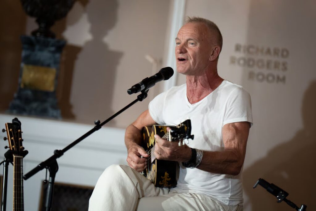 Sting says he does not ‘feel any competition’ from AI