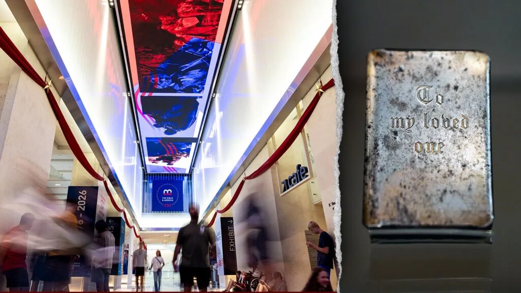 Museum of the Bible’s war exhibit features WWII Heart Shield Bibles