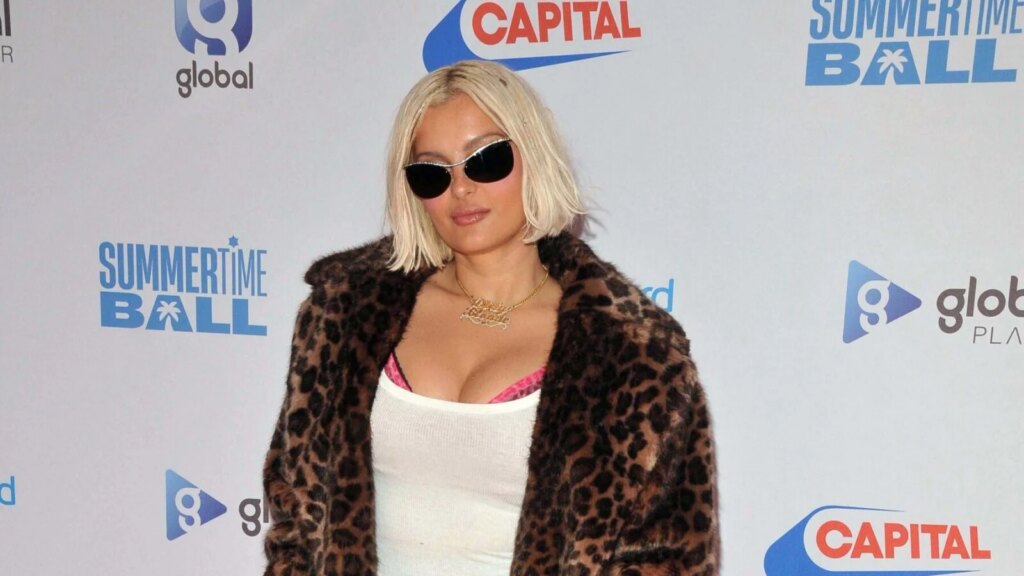 Bebe Rexha Strips Down To Pink Bra In New Photos