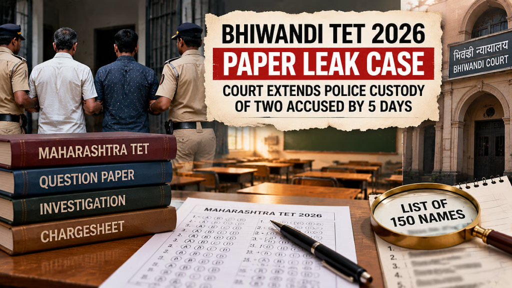 Bhiwandi Court Extends Custody Of TET Paper Leak Accused As Police Probe 150 Names Found In List