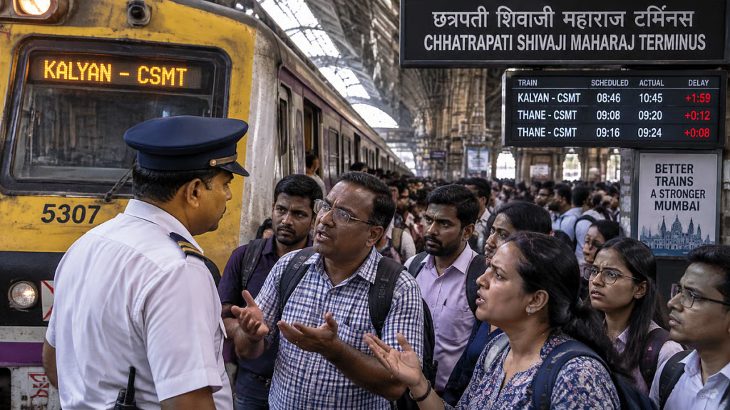 Kalyan-CSMT AC Local Delays Leave Commuters Frustrated As Two-Hour Late Arrivals Become Routine