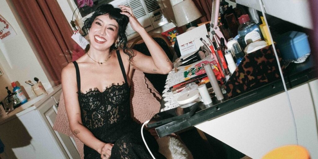 Cher Álvarez Shows Off ‘Romantic Gothic’ Look in Exclusive PARANORMAL ACTIVITY Gala Photos