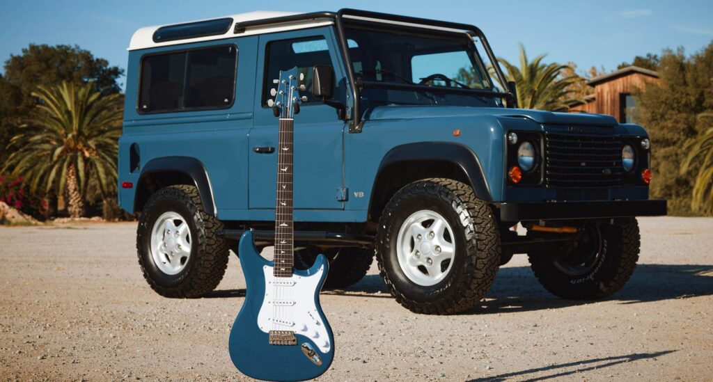 PRS and John Mayer unveil Silver Sky Land Rover Discover collab
