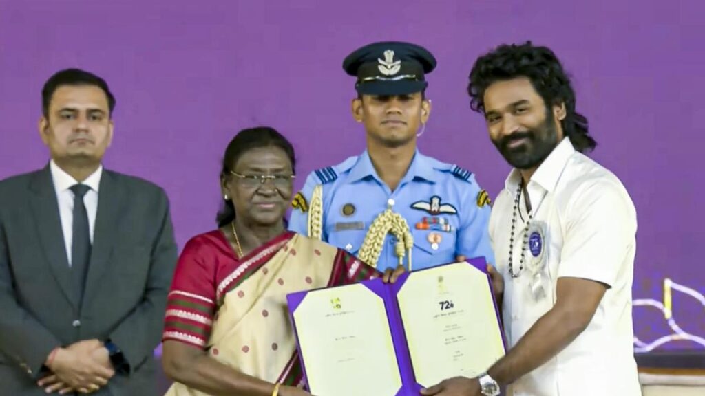 72nd National Film Awards: Dhanush receives Special Mention for performance in ‘Captain Miller’