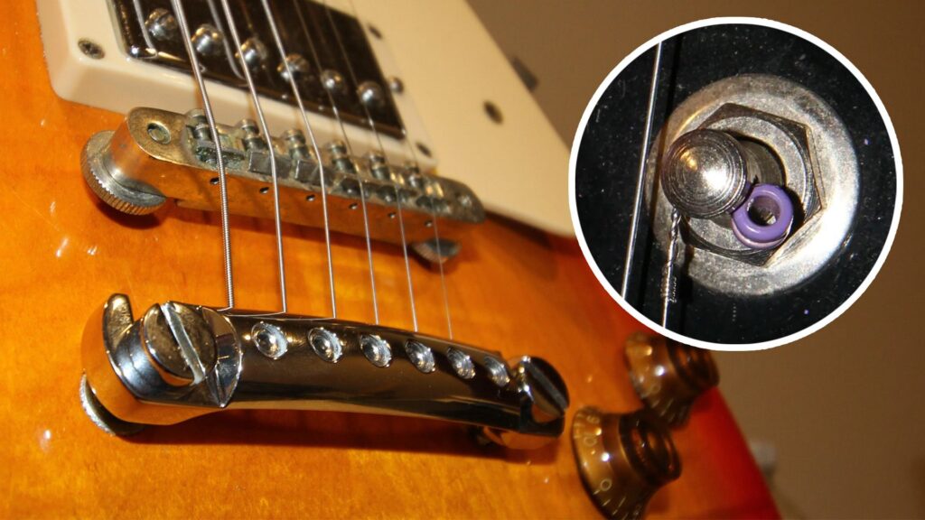 Ball-ends through the tuners? Meet the Steadfast Stopbar, the Les Paul tailpiece that strings your guitar backwards