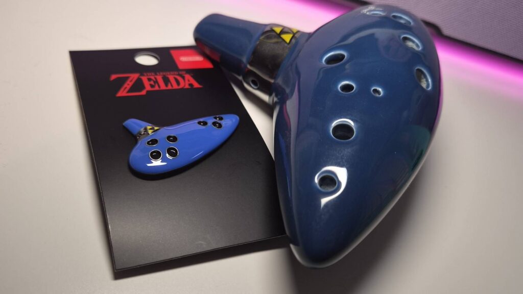 I’ve already got the Nintendo’s Ocarina of Time Remake bundled pin badge, and here’s what to expect when it arrives