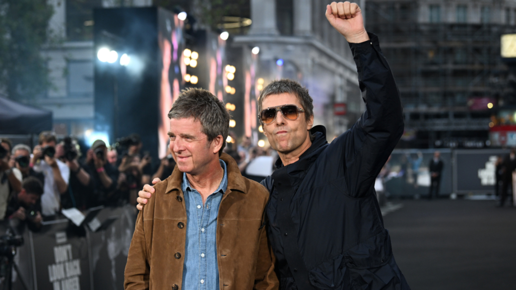 Liam and Noel Gallagher Soak Up Love at ‘Oasis’ Film U.K. Premiere