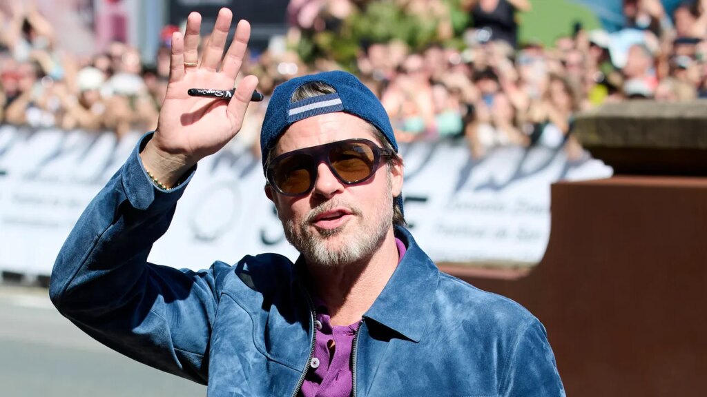 Fans Camp Out All Day For a Glimpse of Brad Pitt at the San Sebastián Film Festival