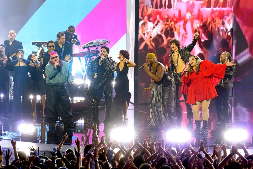 VMAs George Michael Tribute: Sombr, Raye, Teddy Swims, & Adam Lambert Perform His Hits