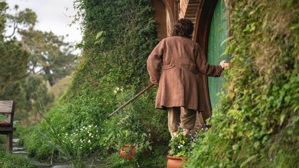 First Hunt for Gollum set photos take us back to the Shire, with a fresh glimpse at Elijah Wood’s Frodo