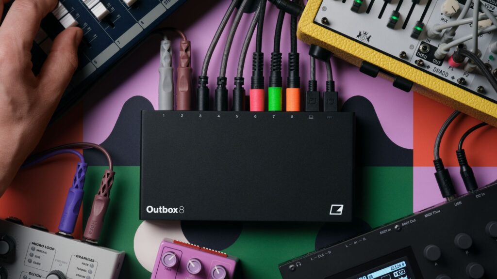 Outbox 8 can add multiple audio and CV outputs to your favourite Elektron groovebox – or any other class-compliant hardware