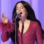 Kacey Musgraves Honors Dolly Parton in a Pink Sequin Dress at the 2026 MTV VMAs