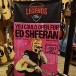 Ed Sheeran Opening Act Contest At Guitar Center Is Real