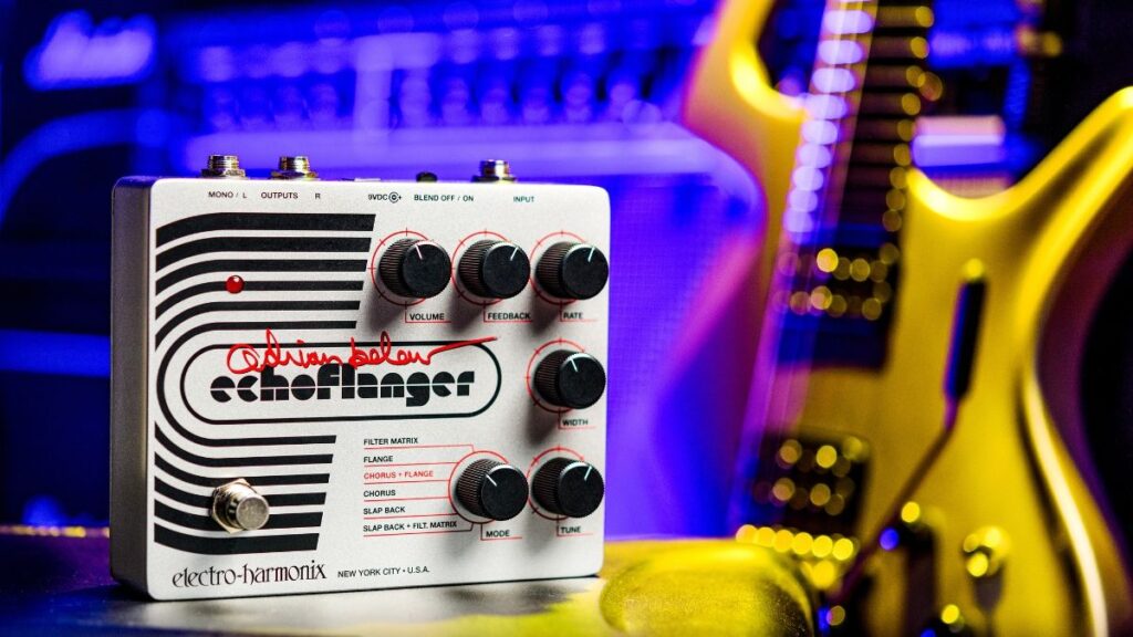 Electro-Harmonix launches Adrian Belew Echoflanger pedal