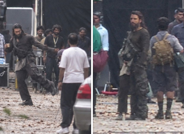 Ranveer Singh’s Pralay look LEAKED: Actor spotted in beard and long hair on sets : Bollywood News