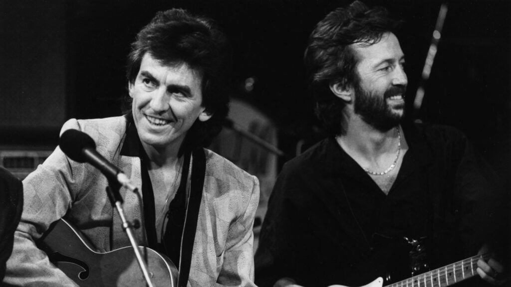 “John and Paul weren’t interested. The next day I was in a car with Eric Clapton and said, ‘Why don’t you come and play on this track?’” George Harrison on the Beatles classic saved by Slowhand