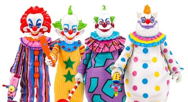Retro-style Killer Klowns From Outer Space action figures incoming from Syndicate Collectibles