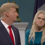 Saturday Night Live mocks Natalie Harp’s obsession with Trump in Season 52 premiere