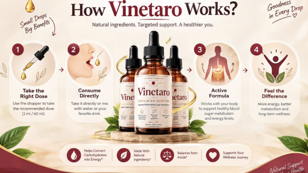 Vinetaro Reviews: Natural Liquid Drops for Healthy Blood Sugar, Energy and Metabolism
