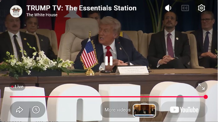Trump TV Getting Very Few Viewers, Reaches High Point of 126,000 During Presentation with Chinese President, Average Much Lower
