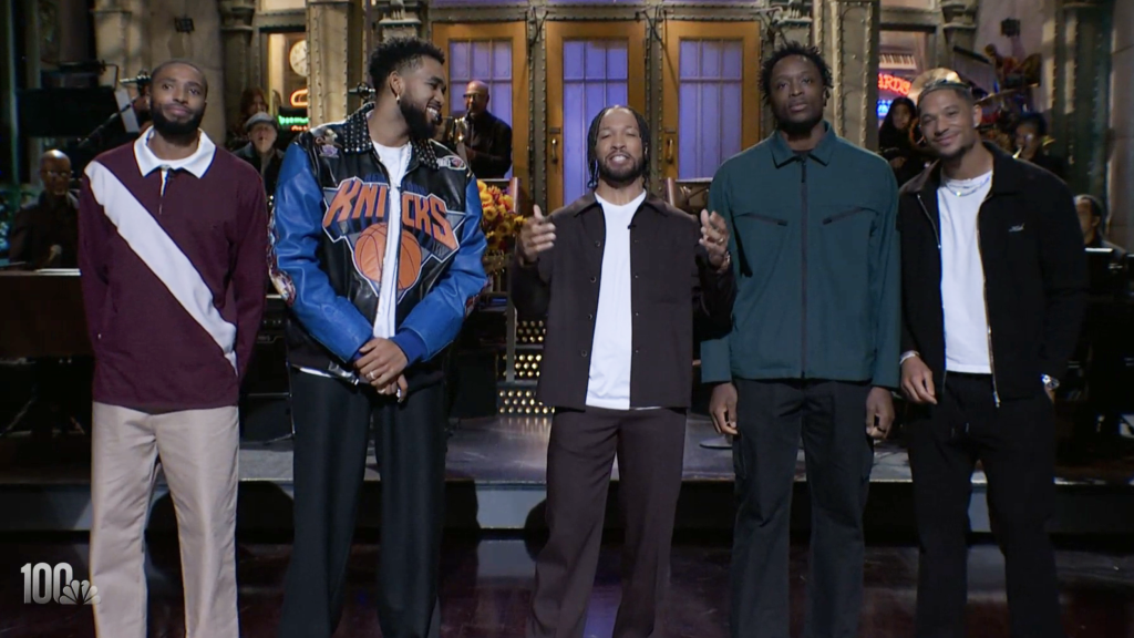 Jalen Brunson’s Knicks Teammates Join Him During ‘SNL’ Monologue