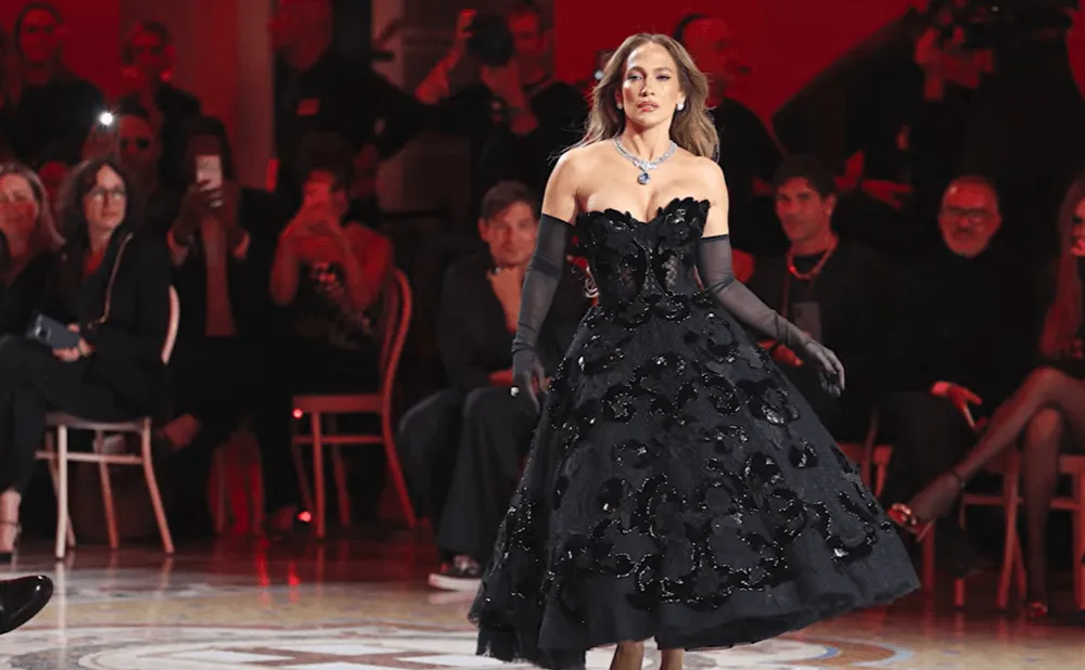 Jennifer Lopez Nearly Spills Out of Her Dress Leaving Hotel in Milan