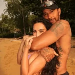 Kim Kardashian Rocks Naked Dress on Lake Date With Lewis Hamilton