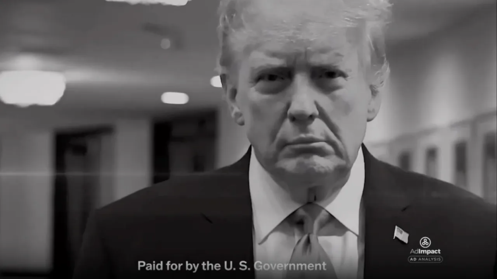 The White House Claims Trump’s New Ads Are “Clearly Not Political,” Says Aide