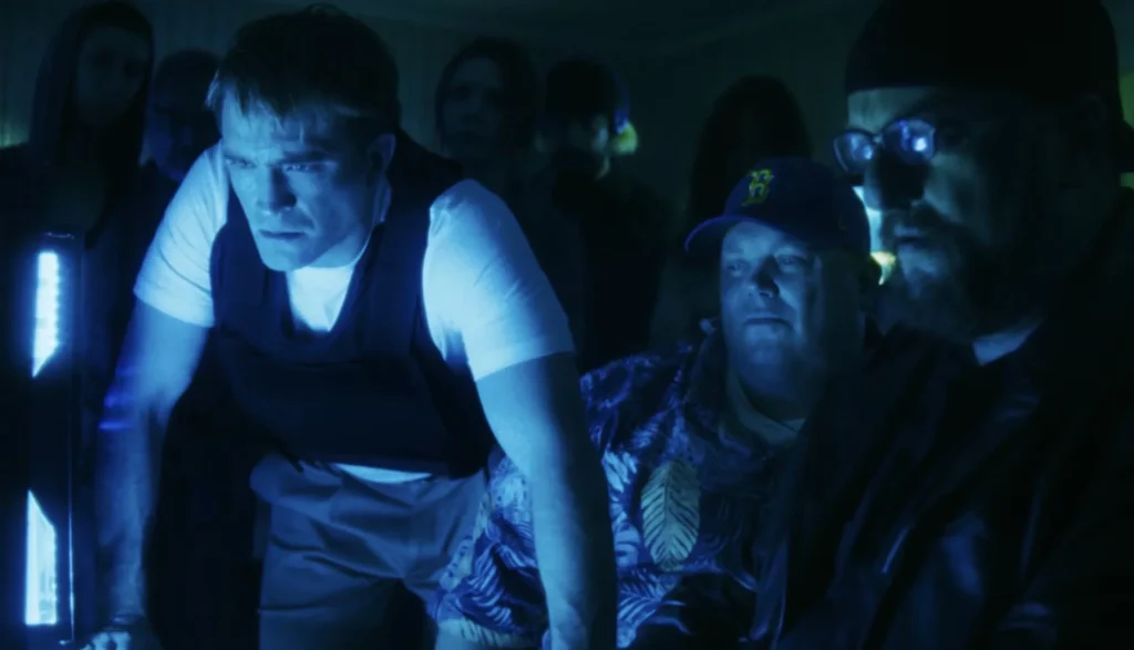 Review: PRIMETIME Is an Over-the-Top Ride Fueled by Robert Pattinson’s Bizarre Chris Hansen — GeekTyrant