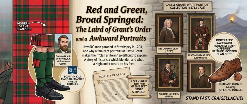 Red and Green, Broad Springed: The Laird of Grant’s Order and a Wall of Awkward Portraits – Film Daily