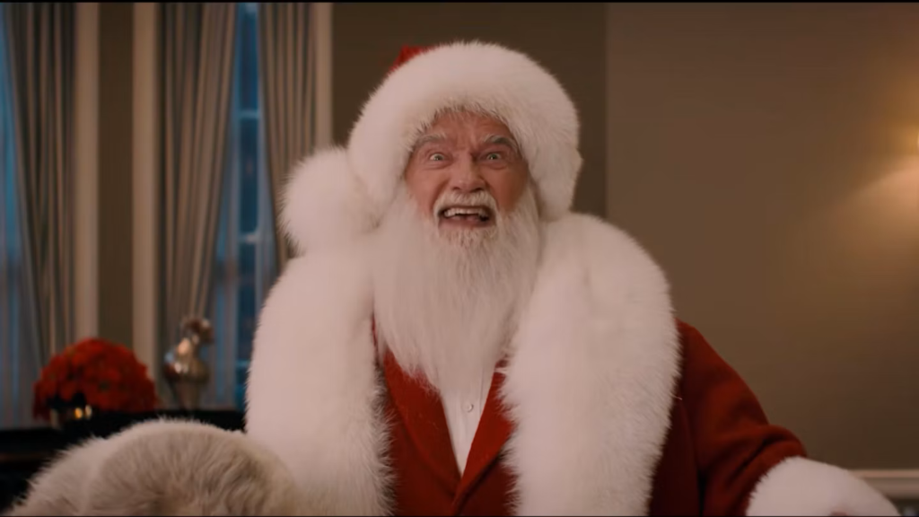 Arnold Schwarzenegger Is Santa Claus In The Man With The Bag Trailer
