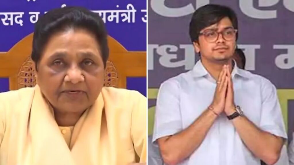 As The UP Polls Near, Mayawati Removes Akash Anand, Again