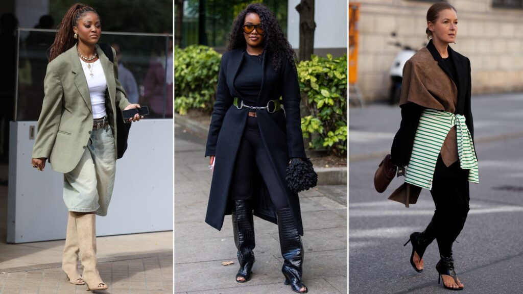 The Peep-Toe Boots Trend Just Returned to London Fashion Week