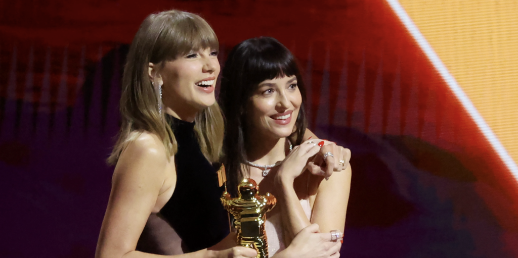 Dakota Johnson Offers a Take on the Naked Dress at the 2026 MTV VMAs