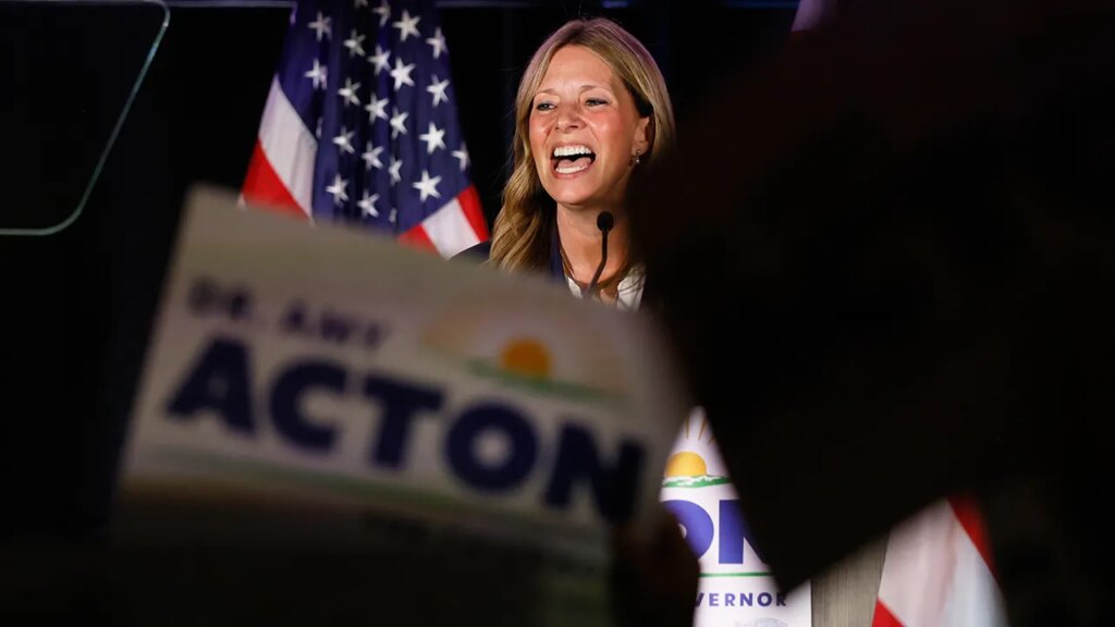 Amy Acton’s campaign staff confronts videographer over debate refusal