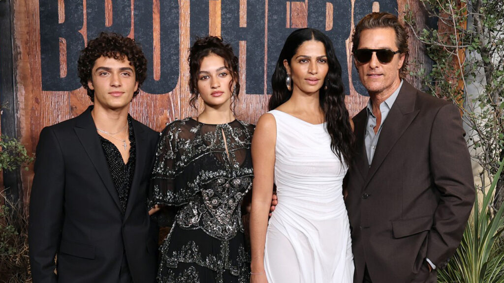 Matthew McConaughey Gets Support from Wife Camila & Kids Levi & Vida at ‘Brothers’ Premiere! | Just Jared