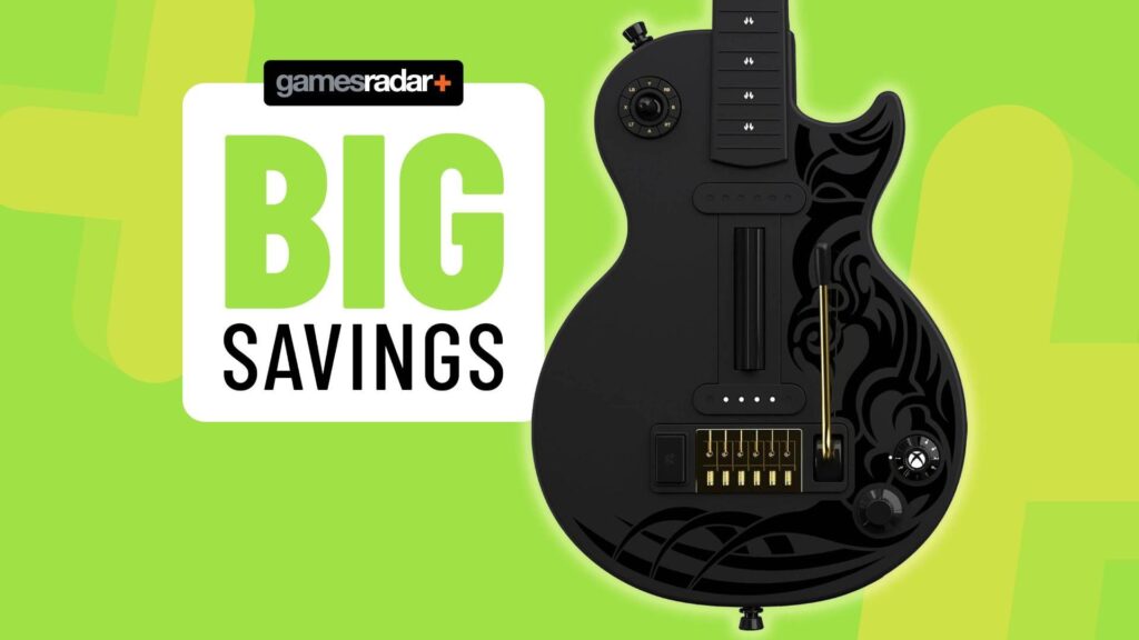 Attention music fans – the CRKD Les Paul guitar controller works with Stage Tour, and it just got a record-low discount at Woot