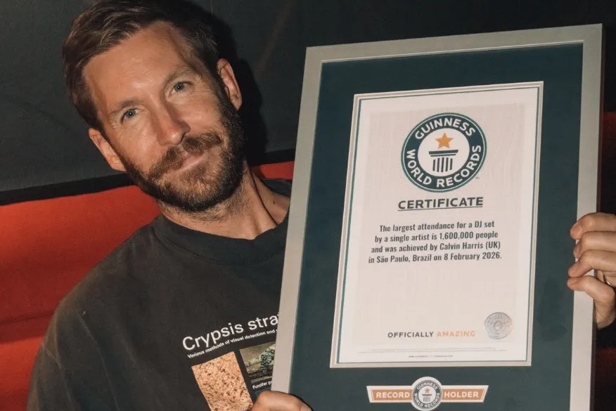 Calvin Harris Spins His Way Into Guinness World Records