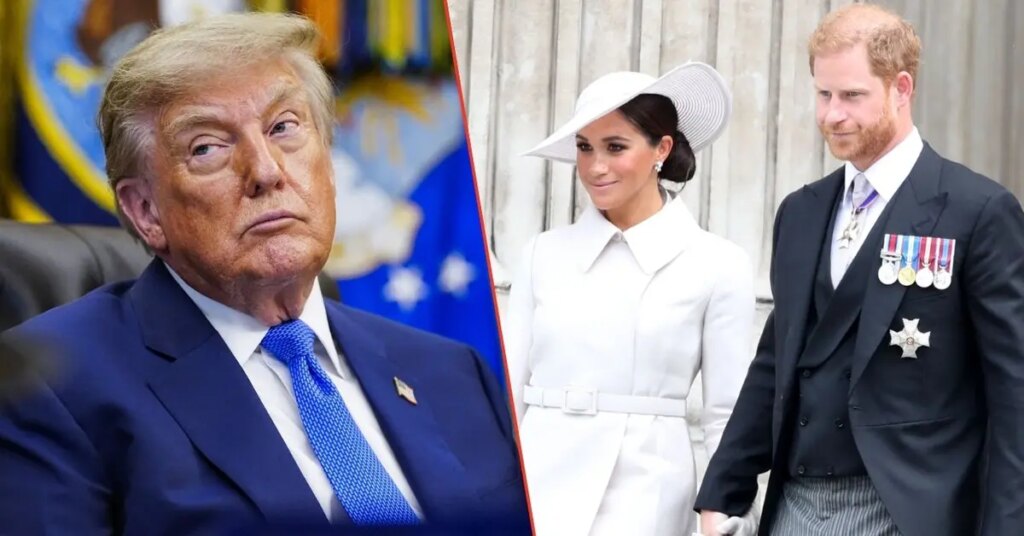 EXCLUSIVE: Uproar as Commentator Backs Donald Trump's Prince Harry and Meghan Markle Mockery