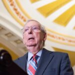 Mitch McConnell was seen in public for the first time in three months