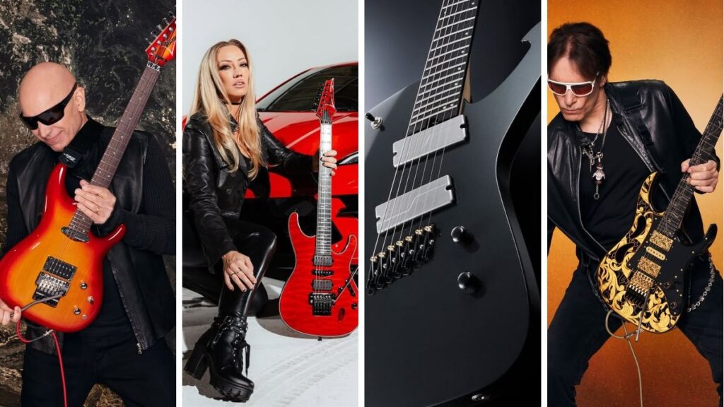 Ibanez drops new Steve Vai, Joe Satriani and Nita Strauss signatures – and an Iceman like no other